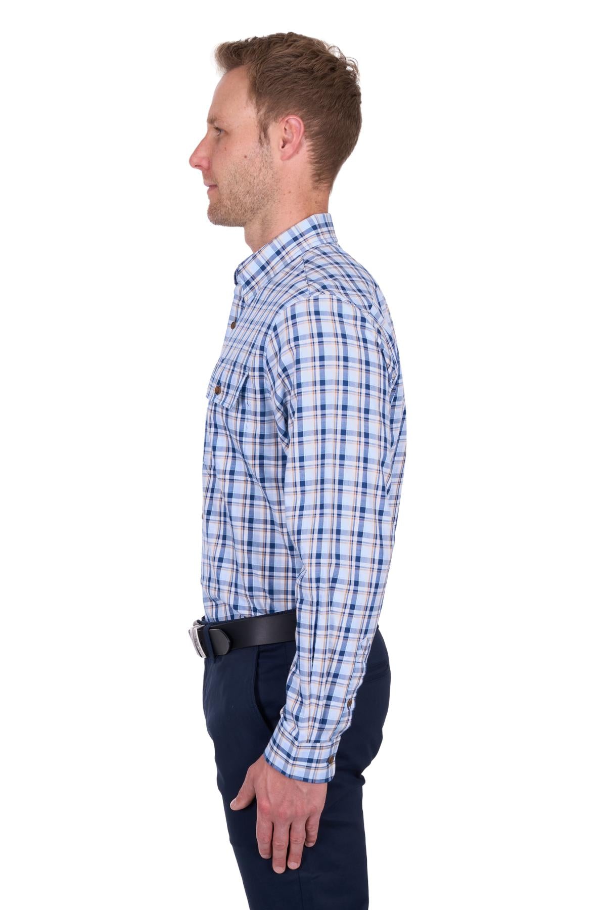 Thomas Cook - Men’s Thomas Check 2-Pocket Long Sleeve Shirt