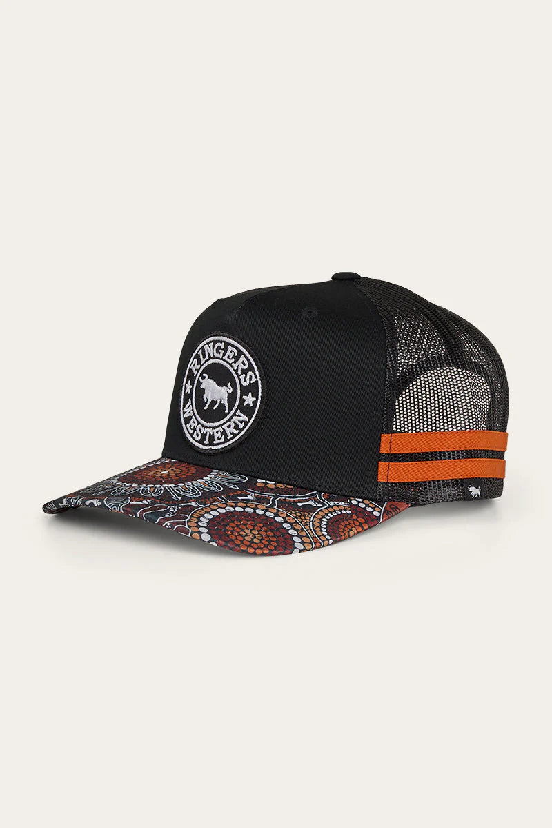 Ringers Western - Walkabout Warrior Trucker Cap - Black