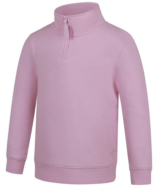 Pilbara - Children's Zipper C/F Fleece Pullover - Pirouette