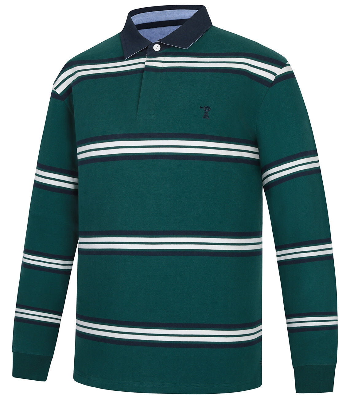 Pilbara - Mens Rugby Jersey - Forest/Navy/White