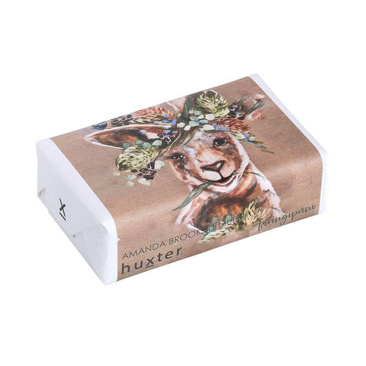 Huxter - ‘Rain song Kangaroo' Triple-milled soap - Frangipani