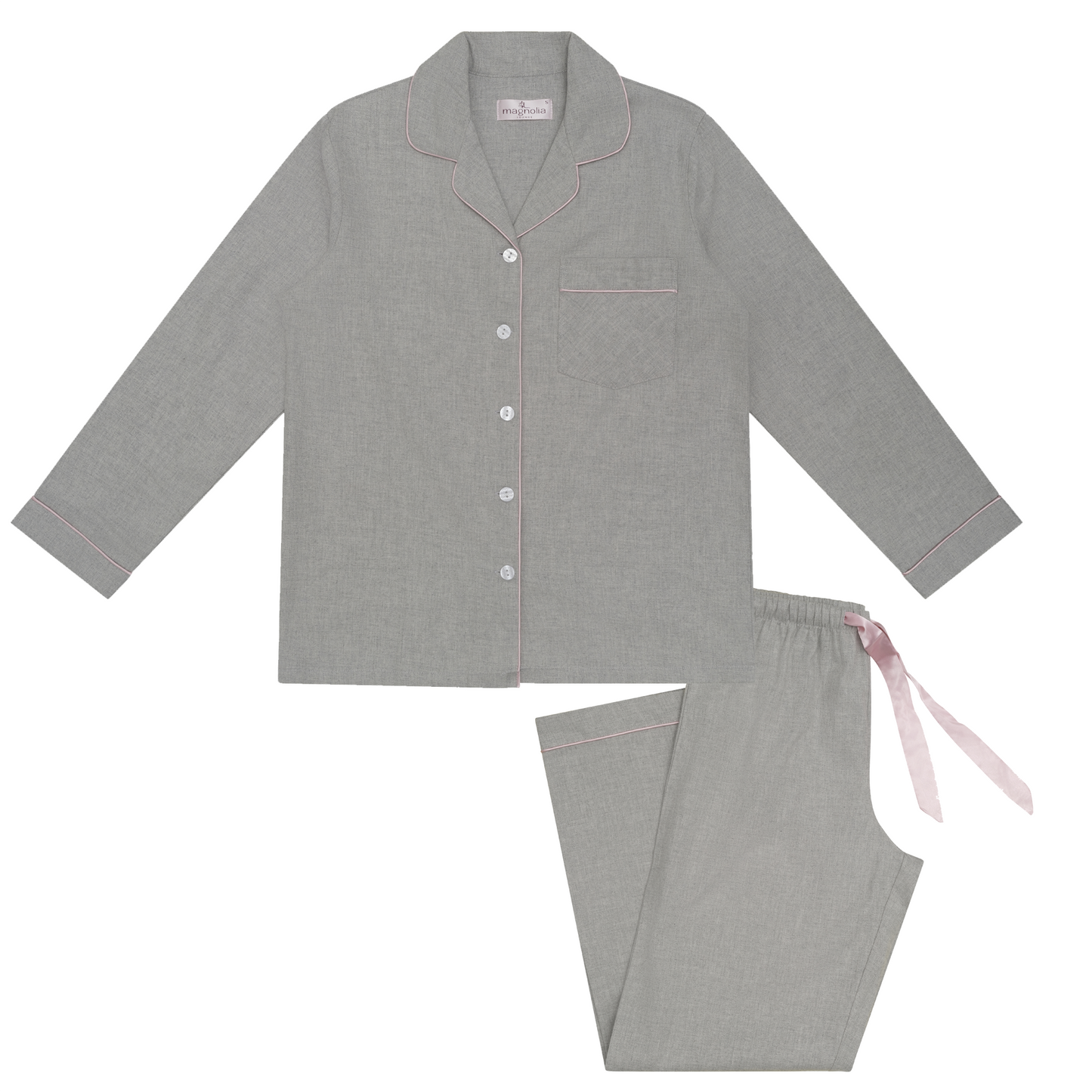 Magnolia Lounge - Flannelette Cotton Pyjama Set - Luna Marle