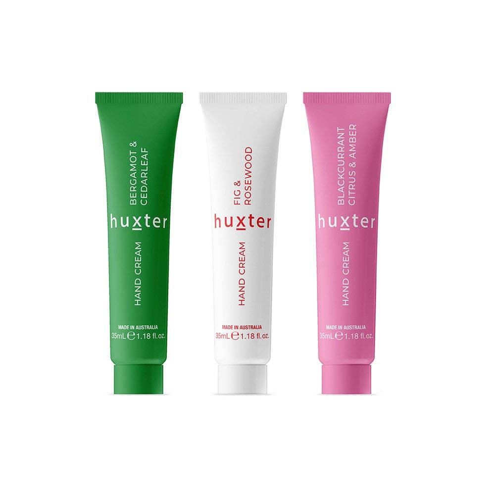 Hand Cream Trio Gift Set - Xmas Flowers Collection - 3 x 35ml Hand Creams