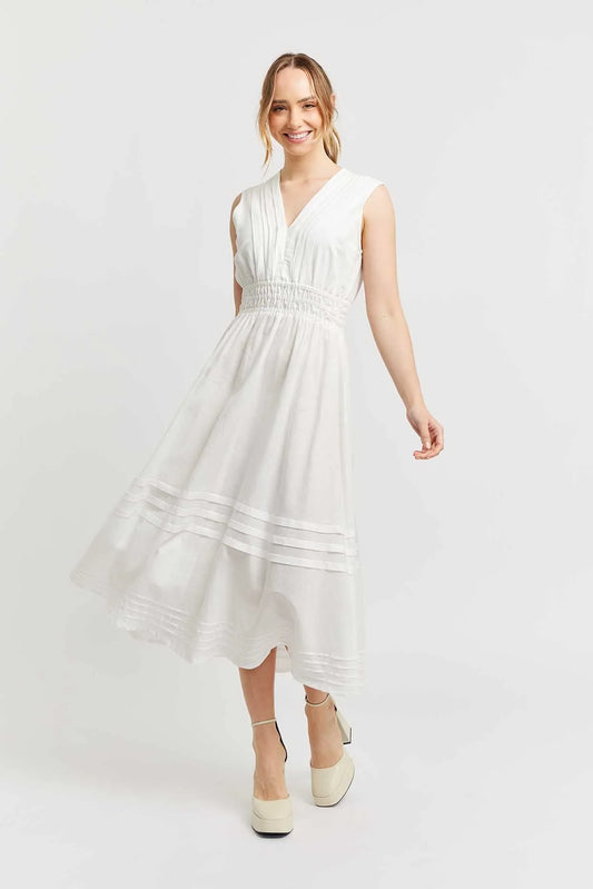 Alessandra - Lucia Dress - White