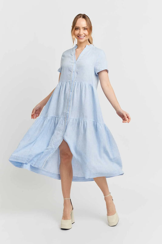 Alessandra - Sante Dress - Water