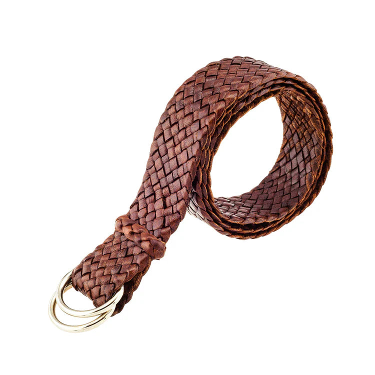 Barmah Stockman Braided Kangaroo Leather Belt