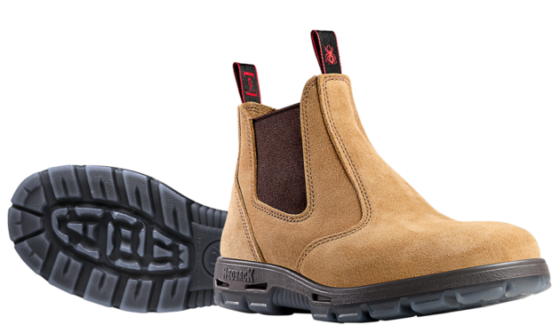 Redback Boot - Bobcat - Banana Suede - USBBA - Safety