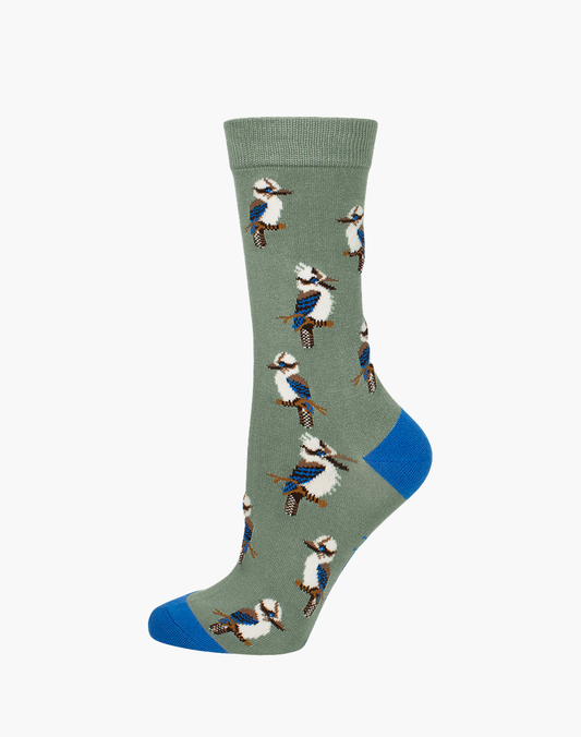 Bamboozld - Womens Kookaburra Bamboo Sock - Khaki