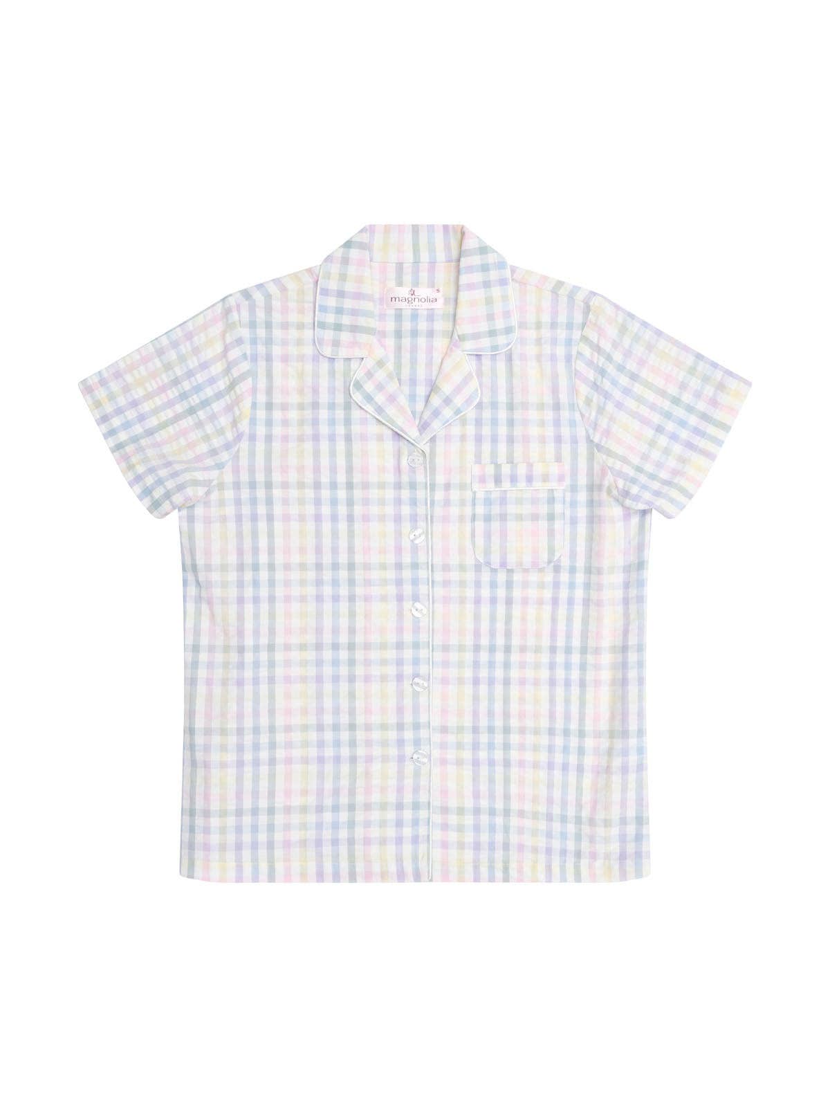 Magnolia Lounge - Summer Picnic Pyjama Set with 7/8 Pant