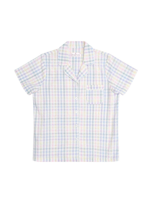 Magnolia Lounge - Summer Picnic Pyjama Set with 7/8 Pant