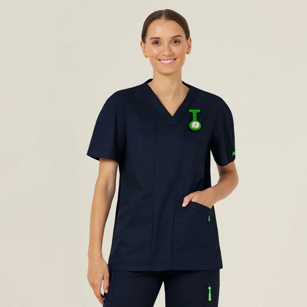 NNT - Next-Gen Antibacterial Active Carl Scrub Top - Midnight
