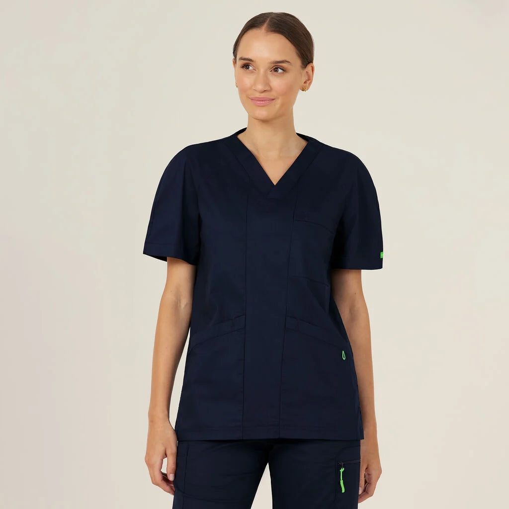 NNT - Next-Gen Antibacterial Active Carl Scrub Top - Midnight