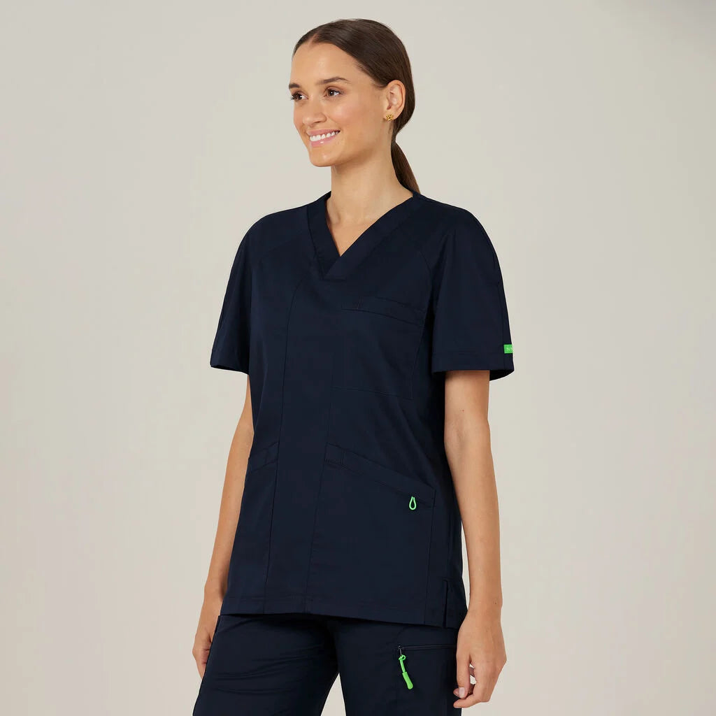 NNT - Next-Gen Antibacterial Active Carl Scrub Top - Midnight
