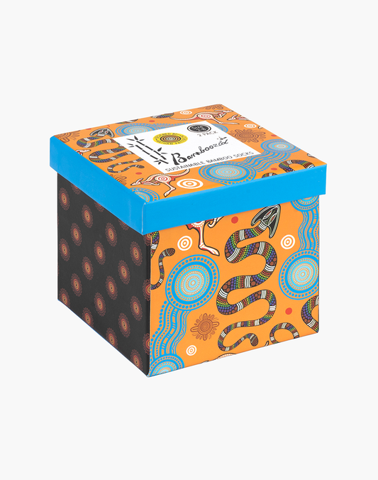 Bamboozld - Womens Nartive Australian Dreamtime 2 Pack Gift Box - Multi