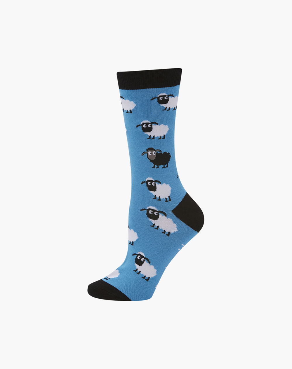 Bamboozld - Womens Blue Sheep Bamboo Sock - Blue