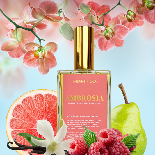 Miami + Co -  100ml Ambrosia Bath & Body Oil