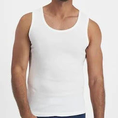 Jockey White Singlet