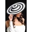 Morgan & Taylor - Atlas Plate Hat Fasciator - Black & White