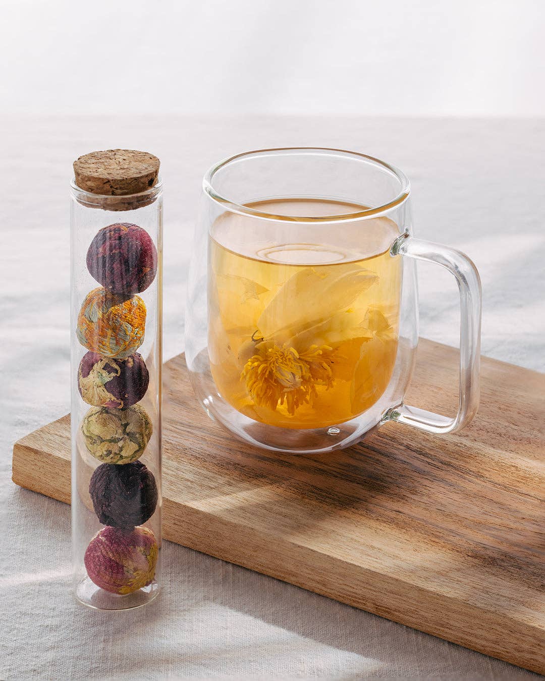 Better Tea Co. - Blooming Tea Balls in Glass Tube