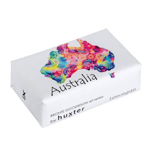 Huxter - BG 'Colourful Map of Australia' - Australia Triple-milled soap