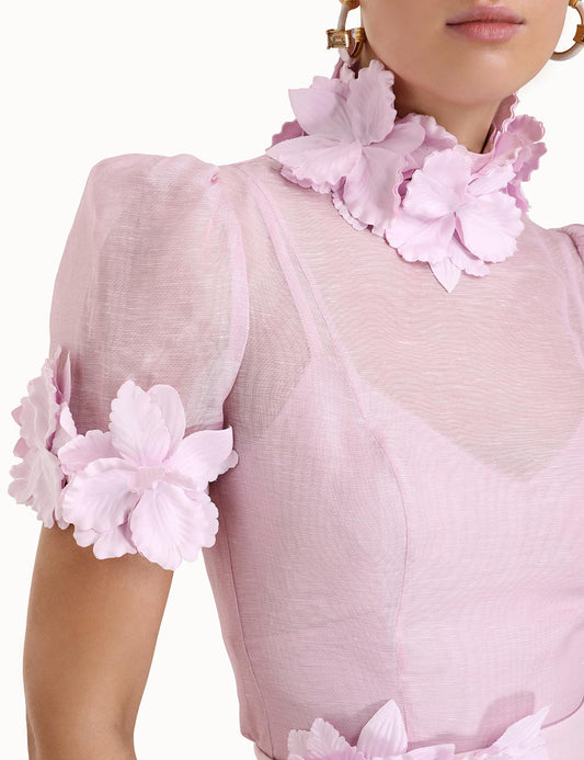 HIRE DRESS - ZIMMERMANN - HIGH TIDE FLOWER BODY SKIRT & TOP