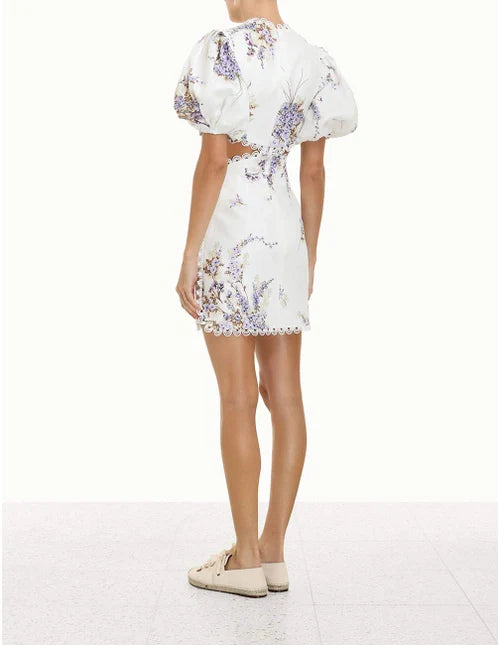 HIRE DRESS - ZIMMERMANN - JADE CUT OUT MINI DRESS