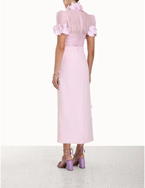 HIRE DRESS - ZIMMERMANN - HIGH TIDE FLOWER BODY SKIRT & TOP