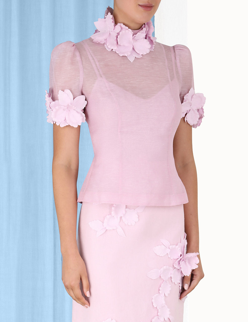 HIRE DRESS - ZIMMERMANN - HIGH TIDE FLOWER BODY SKIRT & TOP