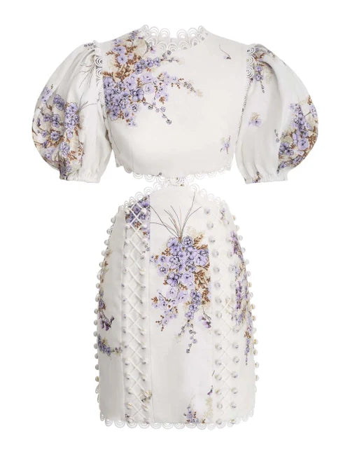 HIRE DRESS - ZIMMERMANN - JADE CUT OUT MINI DRESS