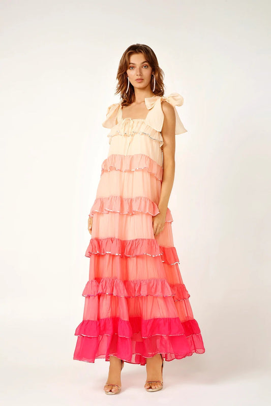 HIRE DRESS - BONITA - TUMBLE OUTTA BED MAXI DRESS