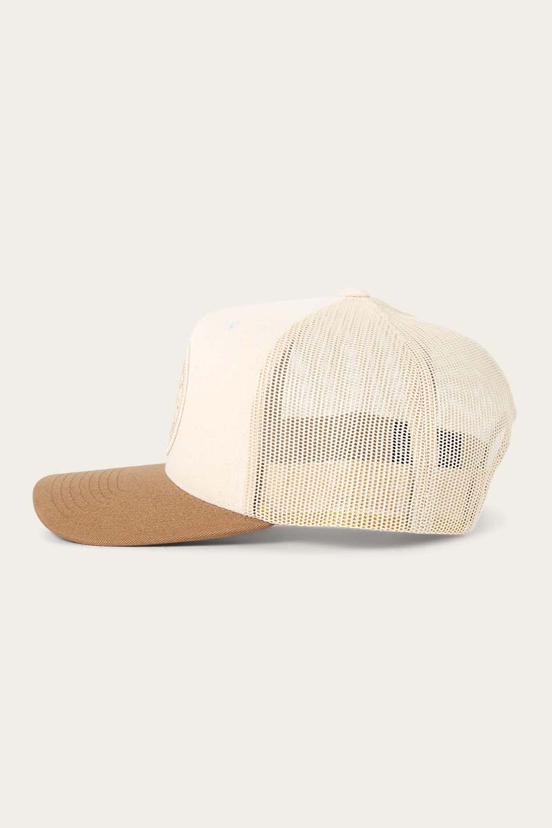 Ringers Western - Signature Bull Trucker Cap - Beige/Clay