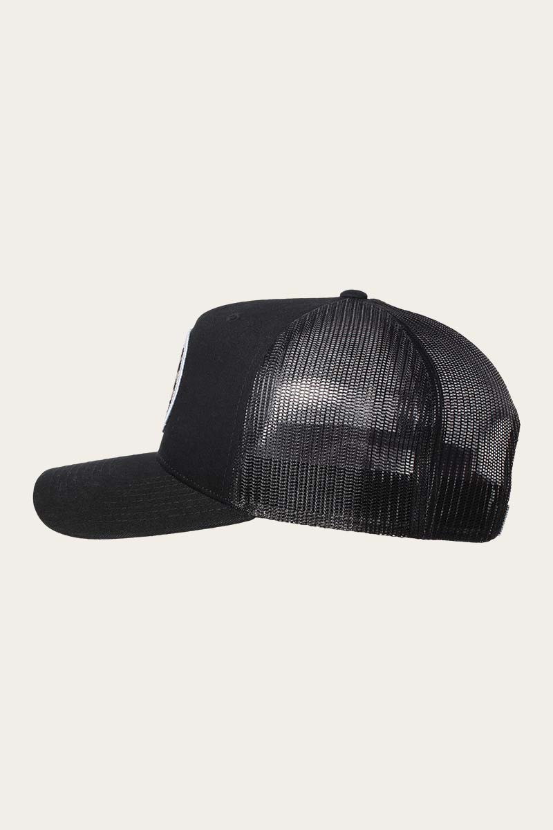 Ringers Western - Signature Bull Trucker - Black with Camo