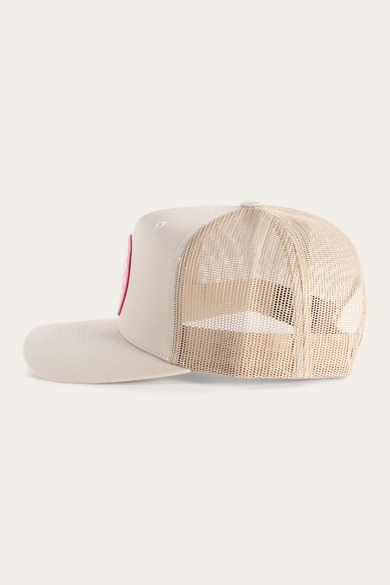 Ringers Western - Signature Bull Bone with Pink & Bone Patch
