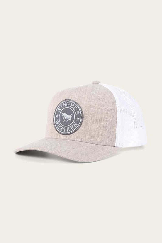 Ringers Western - Signature Bull Trucker Cap - Grey Marle