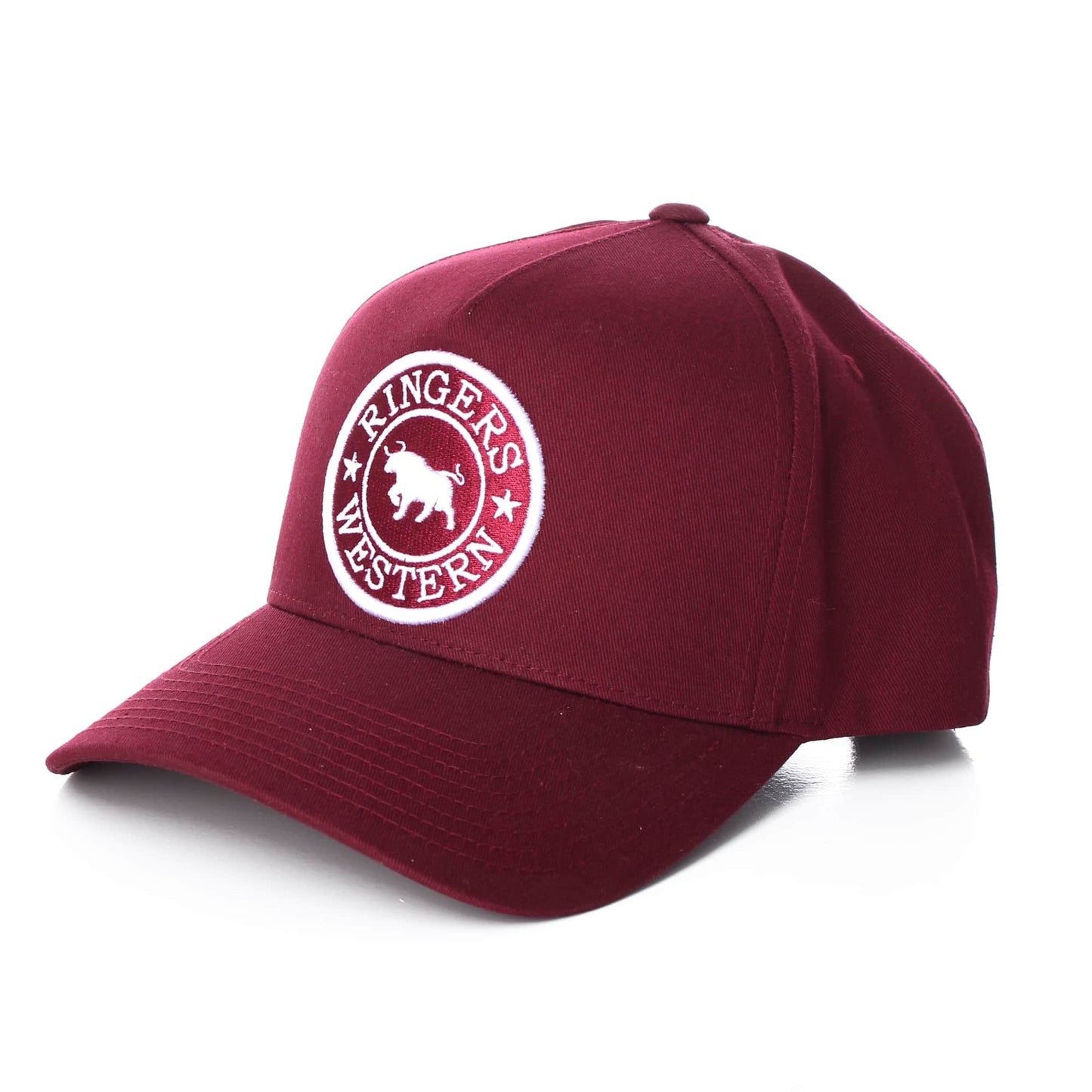 Ringers Western - Grover Wool Baseball Cap - Burgundy