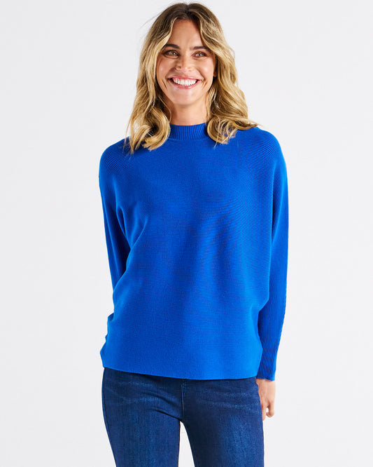 Betty Basics - Alicia Knit Jumper - Ultramarine