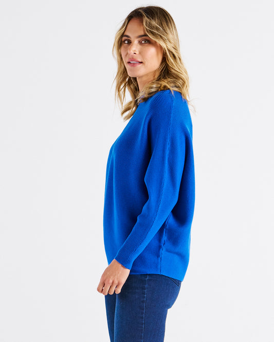 Betty Basics - Alicia Knit Jumper - Ultramarine
