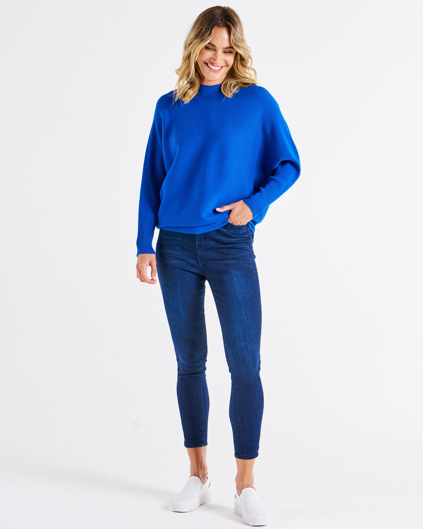 Betty Basics - Alicia Knit Jumper - Ultramarine