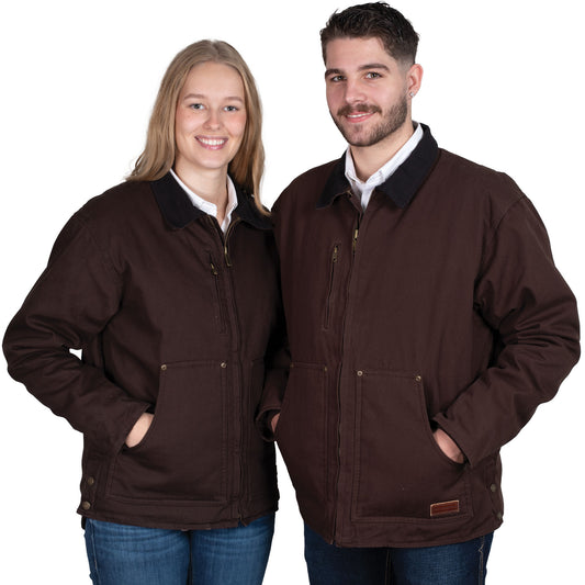 PRE ORDER  - Just Country Diamantina Jacket - Chocolate