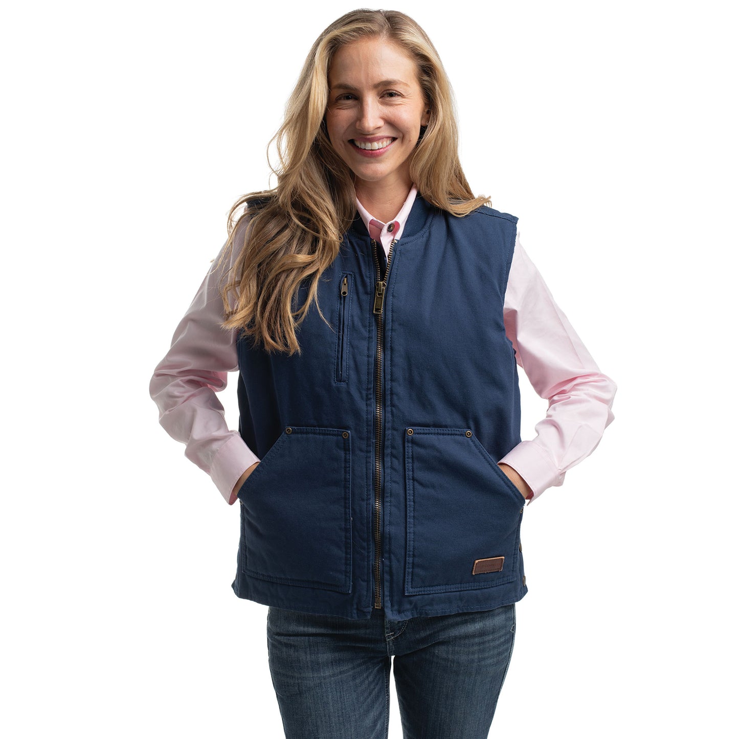 PRE ORDER - Just Country Diamantina Vest - Navy