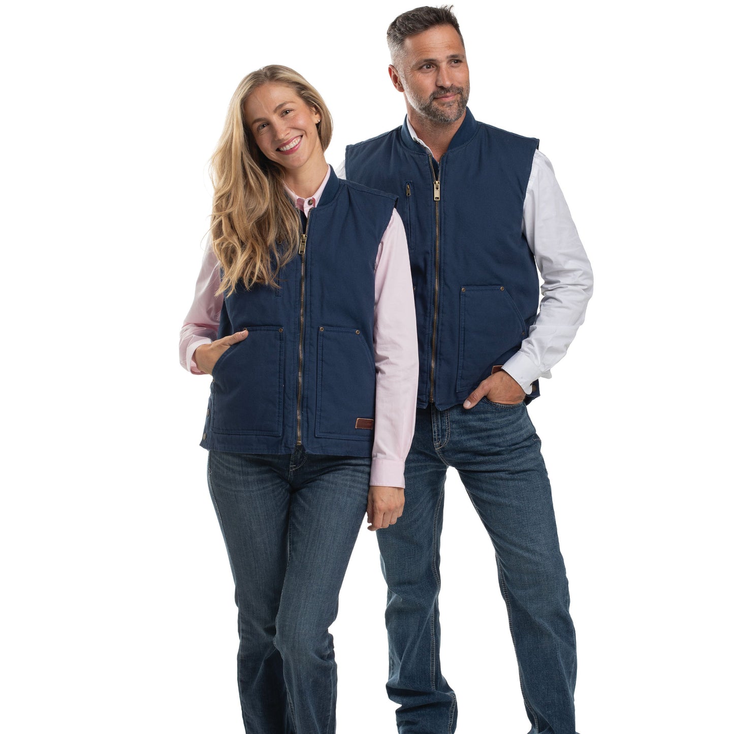 PRE ORDER - Just Country Diamantina Vest - Navy