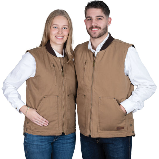 PRE ORDER - Just Country Diamantina Vest - Khaki