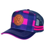 Roper Trucker Cap - Raspberry/Navy