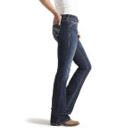 R.E.A.L. MID RISE STRETCH WHIPSTITCH BOOT CUT Womens Jean
