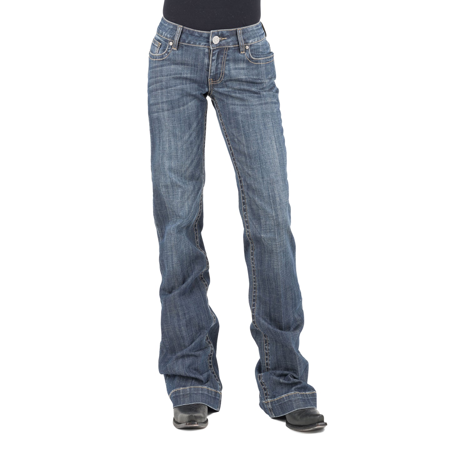 STETSONS - WOMEN'S JEANS -  214 TROUSER V STICHING POCKET