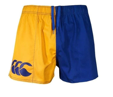 Canterbury - Mens Cotton Harlequin Short - Gold/Blue